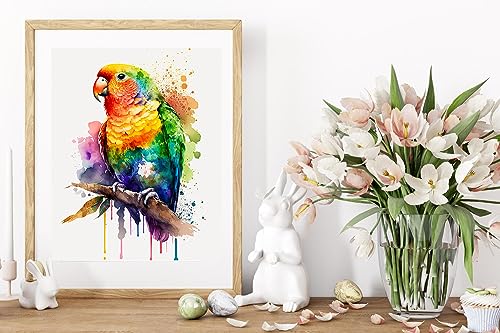 Image of Moohue Stamped Cross Stitch Kits for Adults Beginners Animal Bird Counted Cross Stitch Kits for Adults Advanced 14 Count (Animal 9)