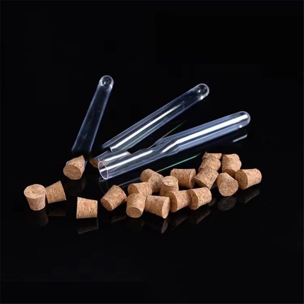 100 sztuk 50 szt. Plastikowa probówka z korkiem Tuba prezentowa(15x150mm 100pcs)