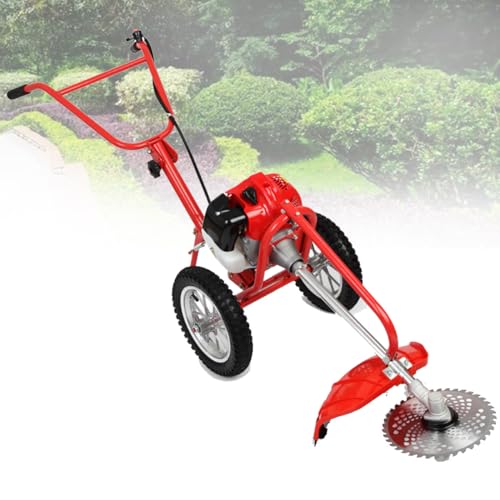 Gasbetriebenes Multifunktions-Gartenwerkzeug – Schubmäher, Freischneider, Unkrautfresser...