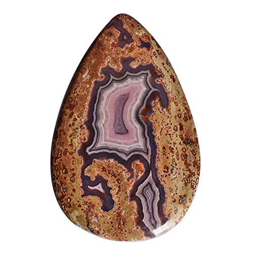 Agate violette naturelle 87 CTW - Pierre de lithothérapie pour fabrication de bijoux