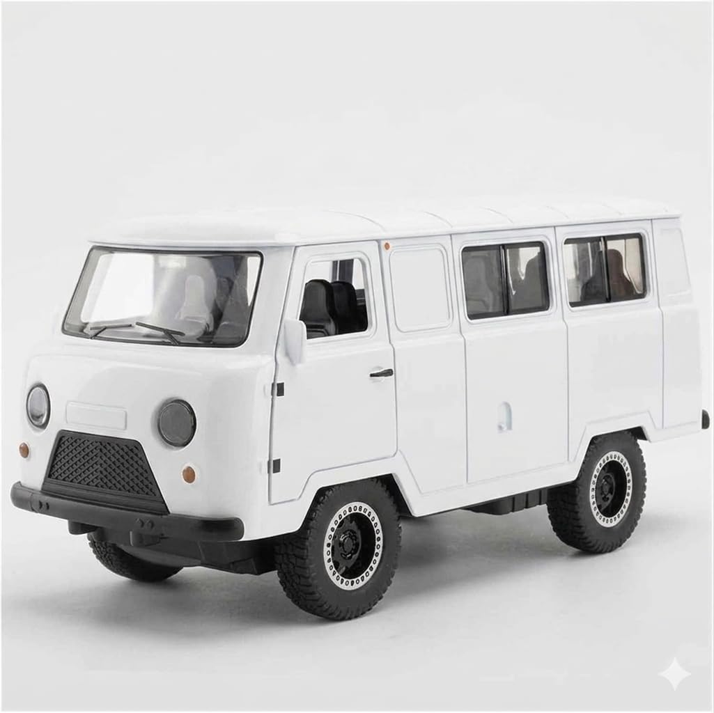 KIDSNEY 1/18 Scale UAZ-452 Russian Off-Road Van Die-Cast Model