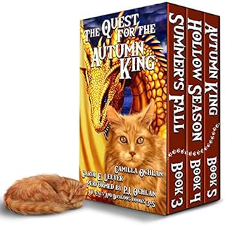 The Quest for the Autumn King: Summer's Fall, Hollow Season, Autumn King Audiolibro Por Carol E. Leever, Camilla Ochlan arte 
