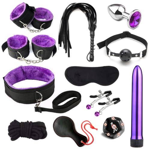 12pcs Bondaged Bed Tie Downs Kit for Men for Ankles and Wrist Bar Sweater