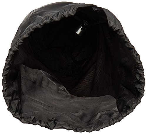 Lewis N. Clark Lightweight Water Resistant Nylon Drawstring Stuff Sack For Sleeping Bag, Backpacking, Camping, Hiking & Outdoors, Black, 19In X 9In #TOP4