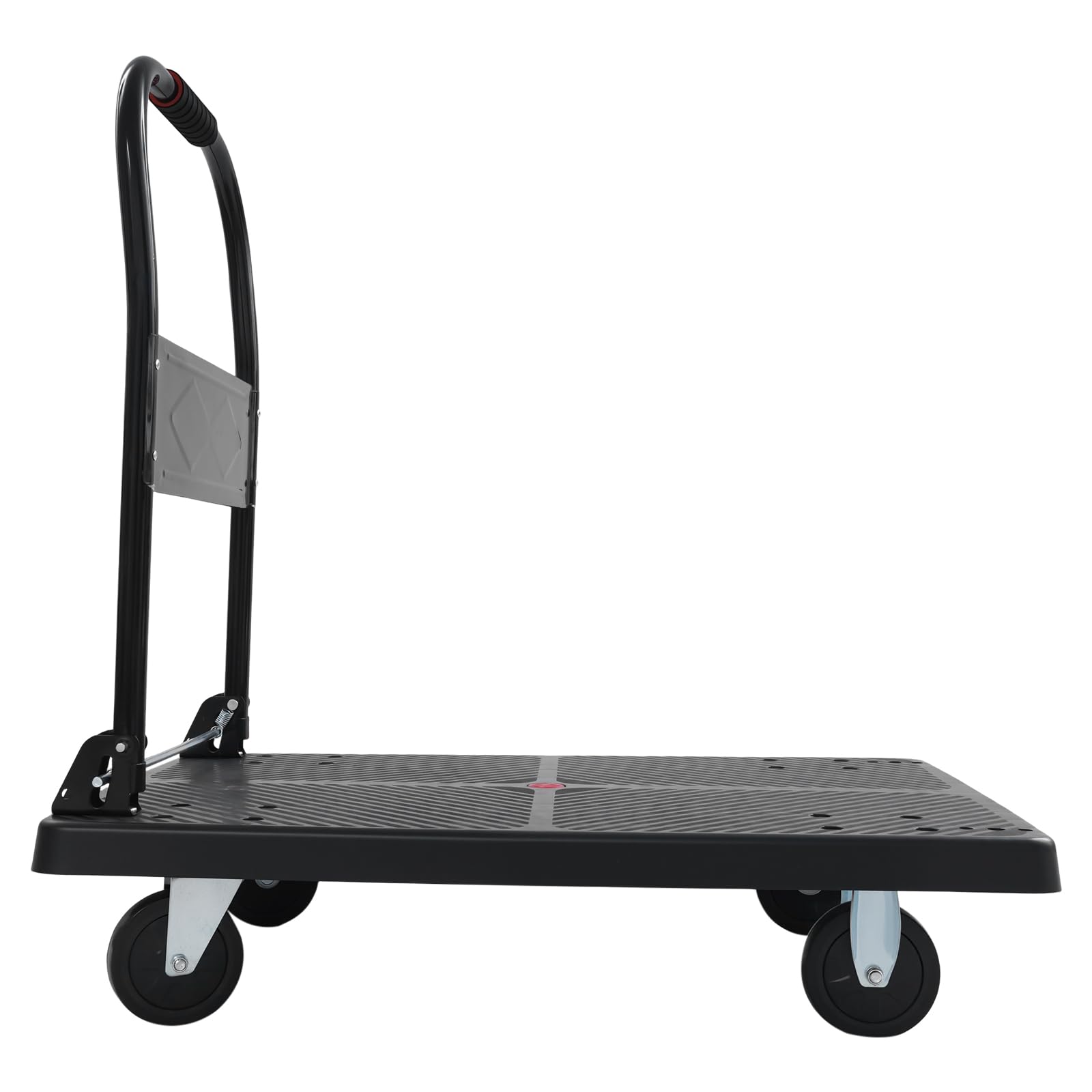 Carro de mano para jardín, carrito de jardín, carrito de plataforma, carrito de la compra, carro de la compra, carro de transporte, para ruedas TPR de 400 kg, para almacén y hogar