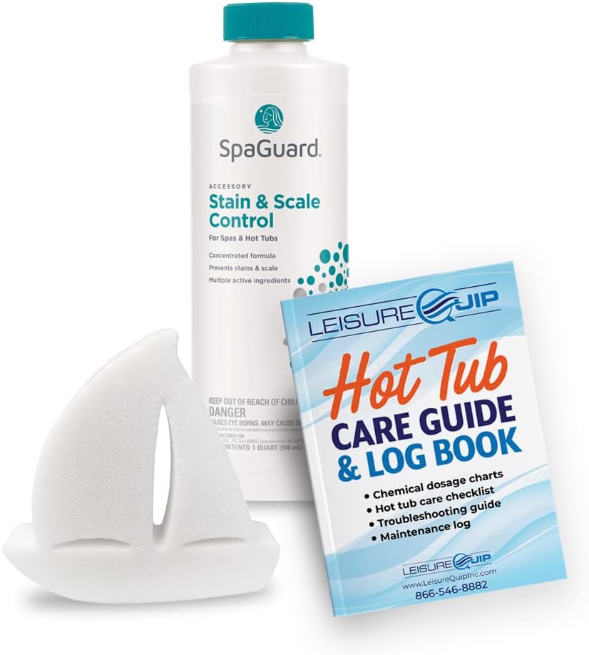 SpaGuard Hot Tub Stain and Scale Control 1 Quart with