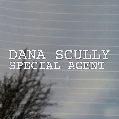 Cosplay & Fan Gear Dana Scully Special Agent Vinyl Decal (White)