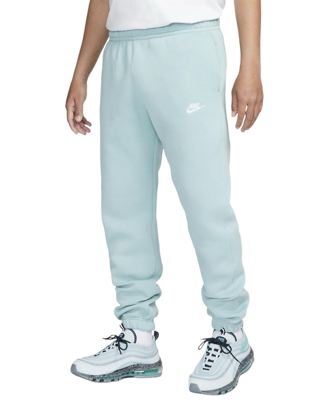 NIKE BV2737-309 M NSW Club Pant CF BB Pants Men's Mineral/Mineral/White Size 2XL