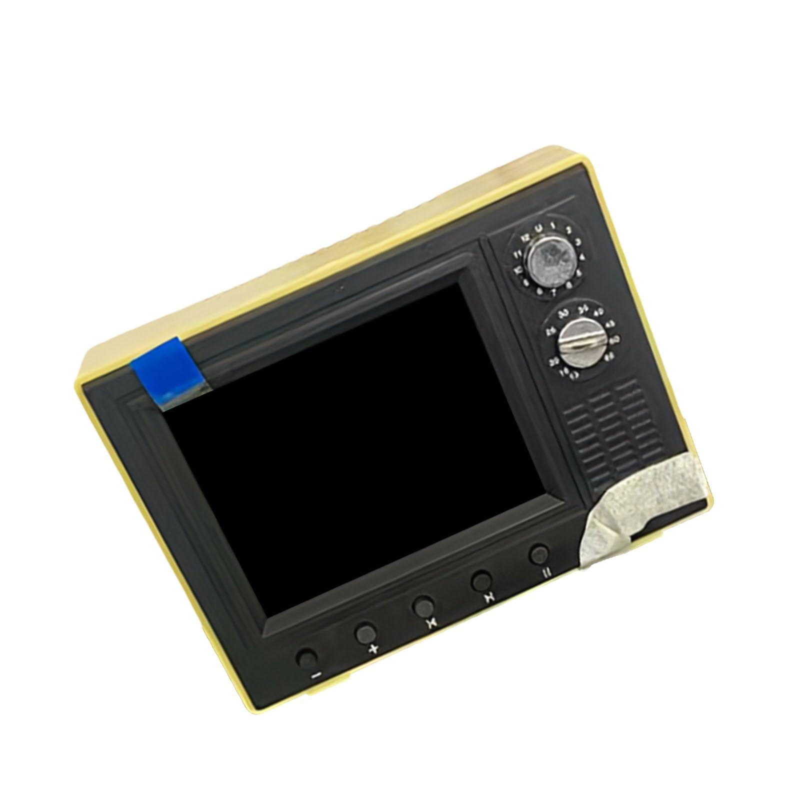 Mini TV a Escala 1/12, Soporte en Miniatura, Carga USB, vídeo