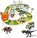 Produktbild Create-A-Track Jurassic Dino Welt Flexible Track & Light Up Auto Spielset