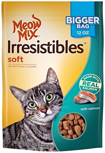 Meow Mix Irresistibles Soft Treats for Cats Salmon