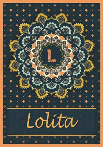Lolita: Carnet de notes A5 | Prénom personnalisé Lolita | Monogramme L | Cadeau d'anniversaire pou Lolita: Carnet de notes A5 | Prénom personnalisé Lolita | Monogramme L | Cadeau d'anniversaire pou