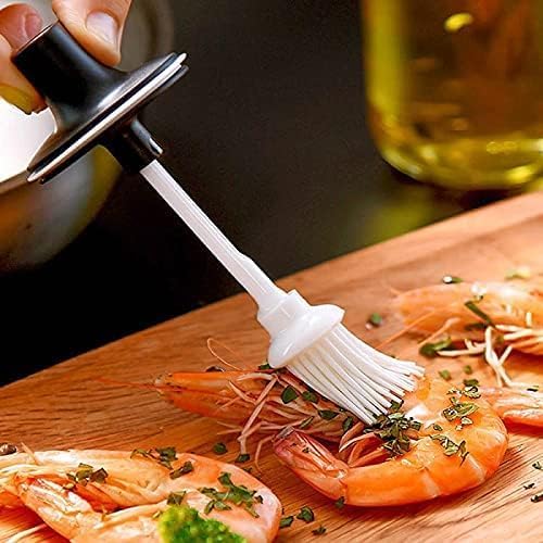 Image of Leakproof Transparent Borosilicate Glass Oil Jar with Brush, 300 ml, Food Storage Container for Oil and Ghee