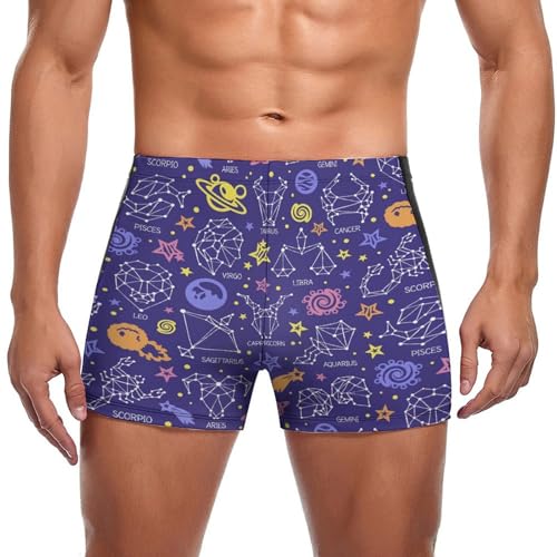 Swimming trunks homme bleu anti frottement pour la plage