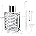 YU FENG 2 Pack Refillable Glass Spray Perfume Bottles 100ml / 3.4 oz Cosmetic Fine Mist Atomizer Bottle Empty Portable Clear Glass Essential Oil Container for Travel