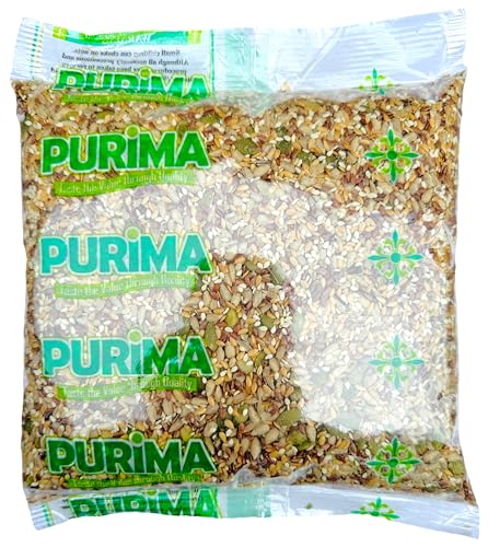 Mixed Seeds 1kg Omega Seed Mix Fresh Blend of 5 Seeds Pumpkin Sunflower Golden Linseed Brown Flaxseed Sesame Raw Natural Bulk for Humans Eating Breakfast Cereals Porridge Bread Making Baking