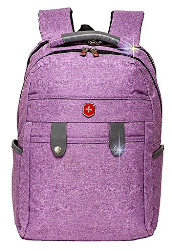 Mochila Social Escolar Esportiva Notebook Resistente Reforçada (Roxo)