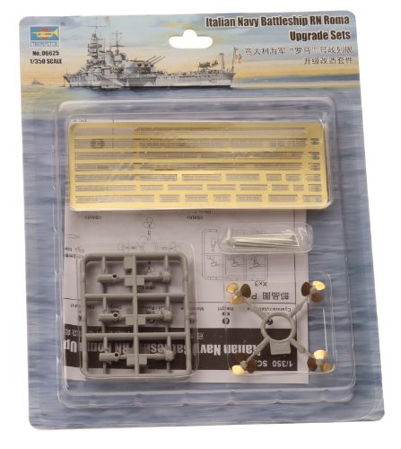 Ensemble de mise à niveau Italian Battleship RN Roma Trumpeter 1:350 - Laiton photodécoupé