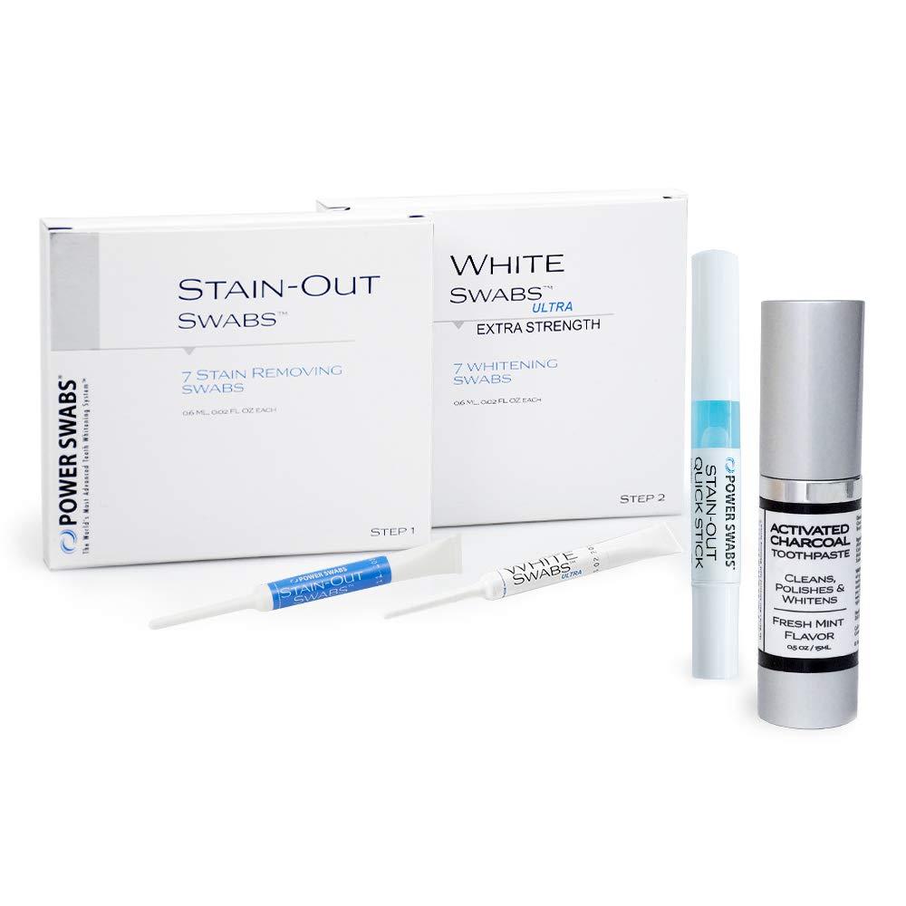Buy Power Swabs 7Day Ultra White Kit with Activated Charcoal