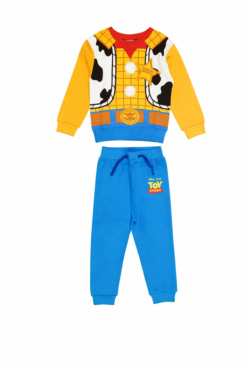 Disney Toy Story Kinder Trainingsanzug Set Jungen Mädchen Jogginganzug 2-teilig Buzz Lightyear Woody Oberteil und Hose 18 Monate–8 Jahre