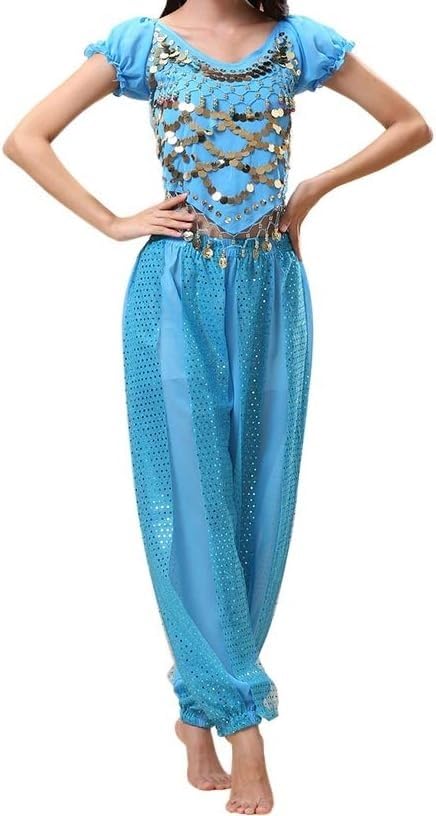 JiaWell Bauchtanz Kostüm für Damen Tanzen...