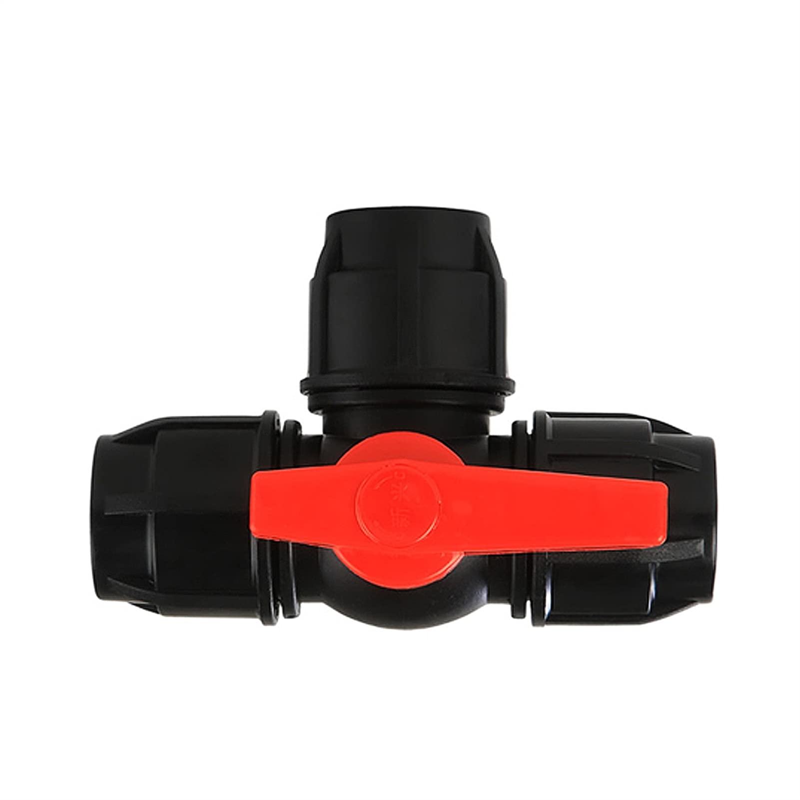 Genérico 1/2 "3/4" 1 "válvula de Bola de plástico de 3" 2 ", Tubo de conexión rápida T-Type PE unión rápida 20/25 / 32/40 / 50 / 63mm Accesorios para Herramientas