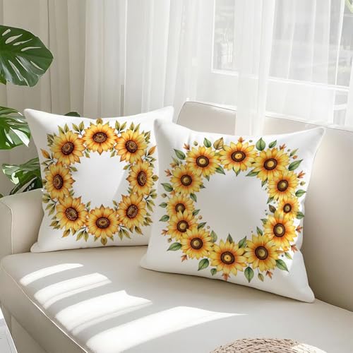 Housse de coussin 60x60cm lot de 2 taie oreiller canapé balcon imperméable - 3