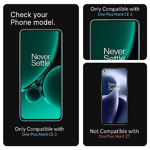 Image of FIRST MART Tempered Glass for Oneplus Nord CE 3 with Black Camera Lens Protector & Installation Kit | HD Clear, Edge-to-Edge, Scratch Resistant, Case-Friendly | Pack of 1
