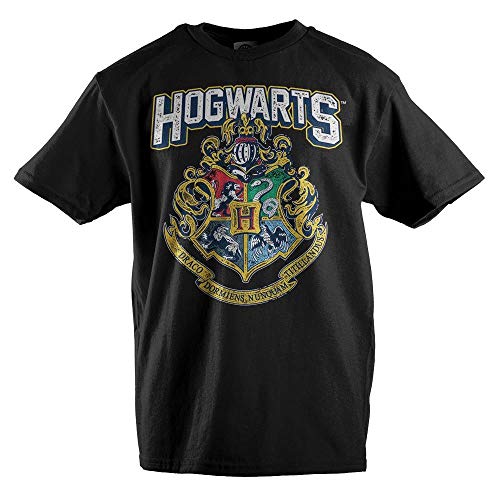 T-shirt Harry Potter Hogwarts noir en taille S le cadeau d'anniversaire idéal