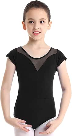YONGHS Justaucorps Gymnastique Danse Pour Fille Enfant Bodysuit Leotard