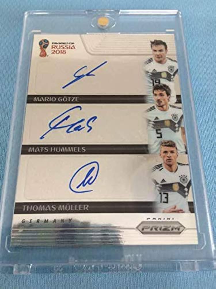 Amazon | ロシアW杯 ミューラーフンメルスゲッツェ 直筆サインカード