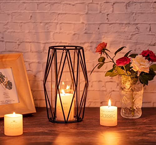 Black-Geometric-Pillar-Candle-Holder-2pcs-Glass-Cylinder-Hurricane-Candleholders-with-Metal-Candle-Stand-Creative-Trendy-Vase-for-Office-Wedding-Holiday-Party-Gifts Black Geometric Pillar Candle Holder 2pcs Glass Cylinder Hurricane Candleholders with Metal Candle Stand Creative Trendy Vase for Office Wedding Holiday Party Gifts