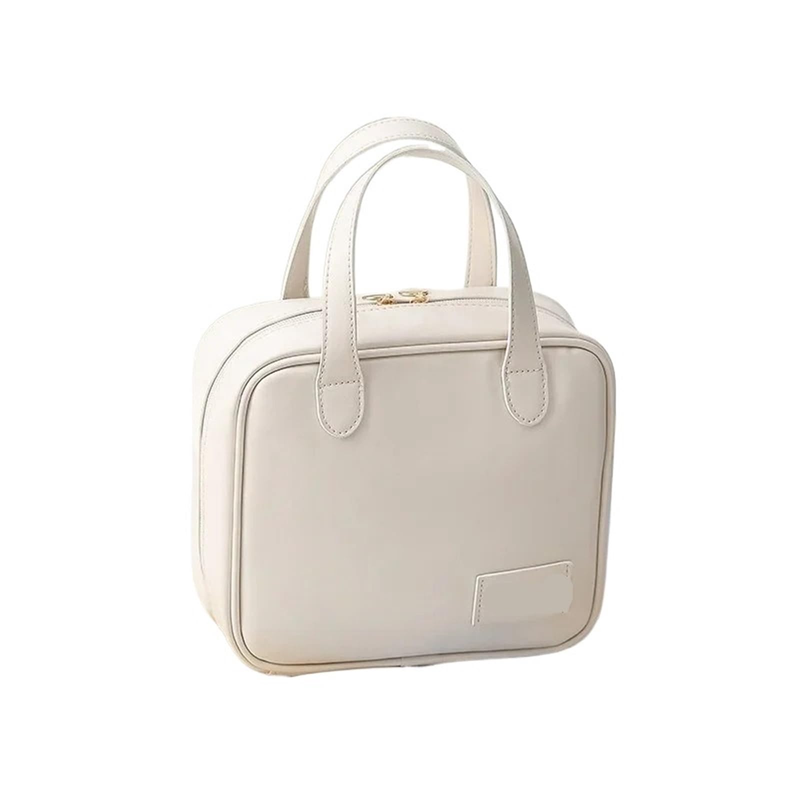 1 Uds Bolsa de Maquillaje, Neceser Viaje portátil Gran Capacidad, Almacenamiento cosméticos, Bolso Impermeable para Viajar(White)