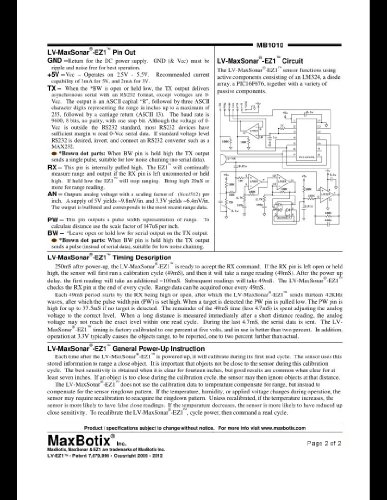 Lv-Maxsonar-Ez1 Ultrasonic Range Finder #TOP3