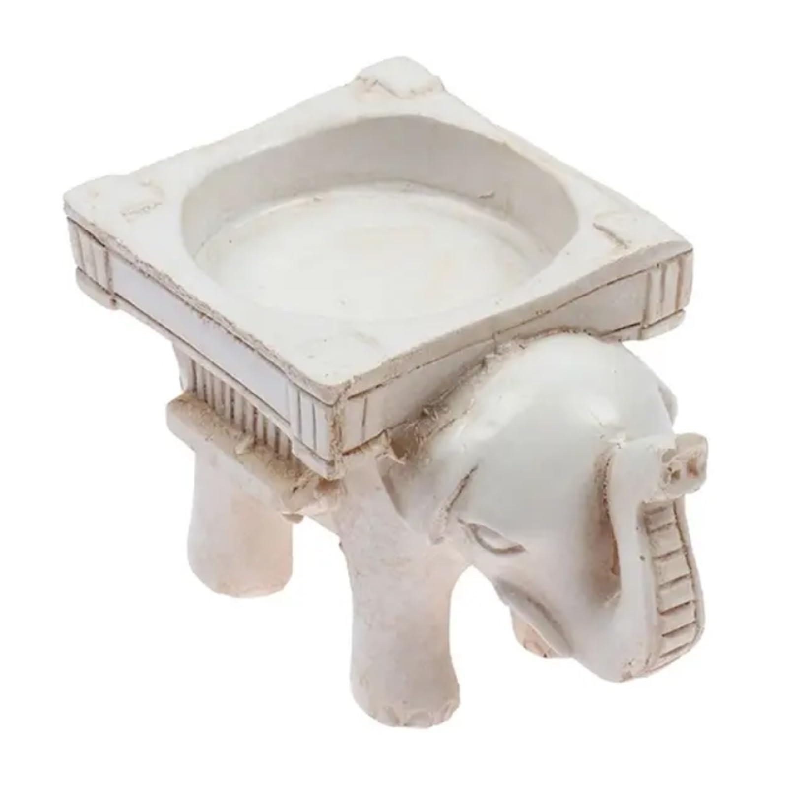 Nordic Resin Elephant Candle Holder, Creative Animal Shape Candlestick Table Decor Delicate Wedding Gift