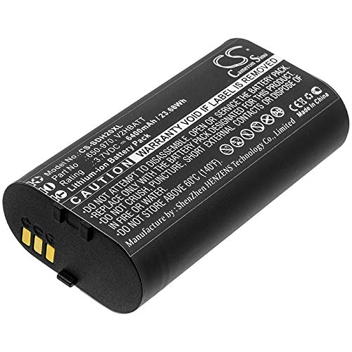 TECHTEK Batteria 6400mAh compatibile con [SportDOG] TEK 2.0 GPS handheld sostituisce 650-970, V2HBATT FBA