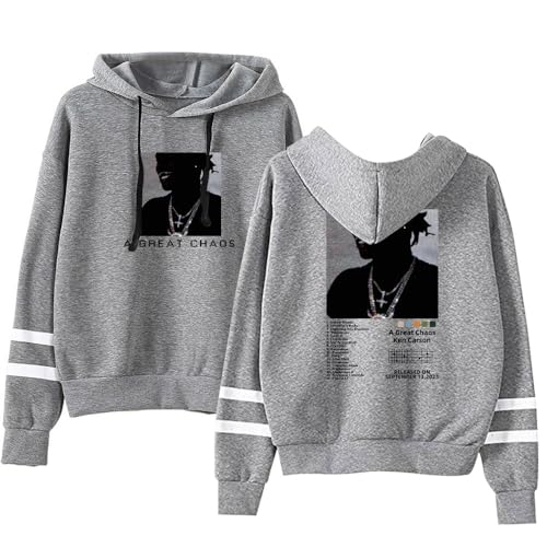 YUDI Ken Carson A Great Chaos Album Fashion Autumn/Winter Men's and Women's Hoodies Street Fun Fashion Loose Sweatshirt