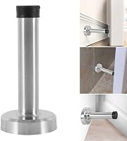 ZPPZ Rozsdamentes Acél Fali Ajtóütköző 20 cm - Elegáns Modern Kivitel, Gumi Ütközővel, Falvédő Ajtótámasz Hálószobába, Fürdőbe, Irodába 5