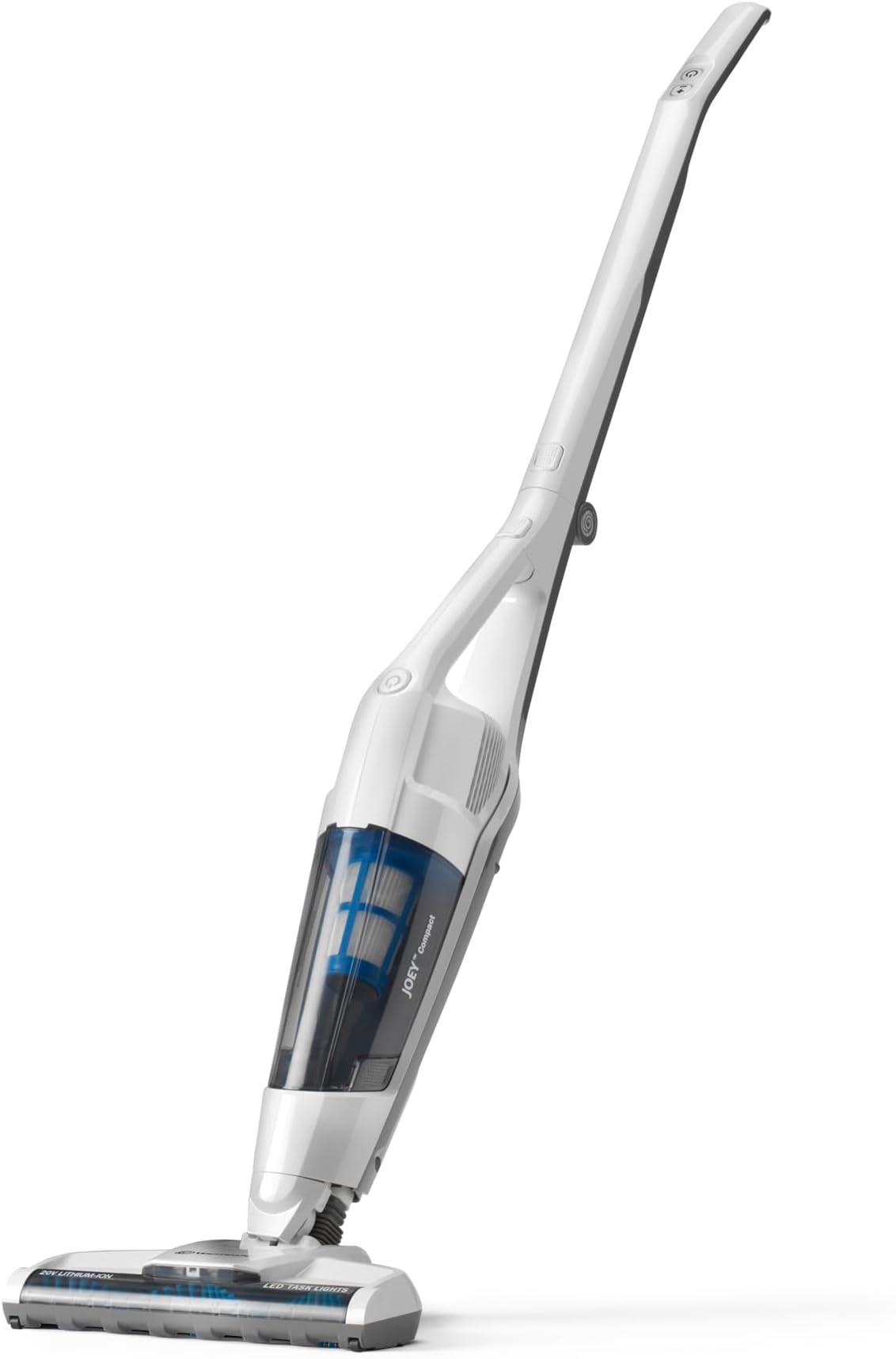 Joey Compact Cordless Vacuum Cleaner. Lightweight 2-in-1 Cordless Stick Vacuum Cleaner with Detachable Handheld. 20V, Up to 30 min Runtime, HEPA 13 Filter, Charging Dock