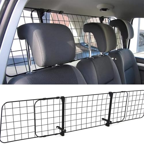 BFRDGE Kofferraum Trenngitter für Hunde, für VW Golf VII 7|Golf 7 GTE/Golf GTD 2011-2020 Hundegitter zum Transport für deinen Hund, Kofferraumschutz Gitter,A12IN