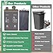 HOTOIQ Double Recycle Bin, 33 Gallon 125L Large Recycle Bin with Lid, Reusable Inner Bag for Kitchen Home, Collecting Bottles, Cans, Glass, Plastic, Metal Waste