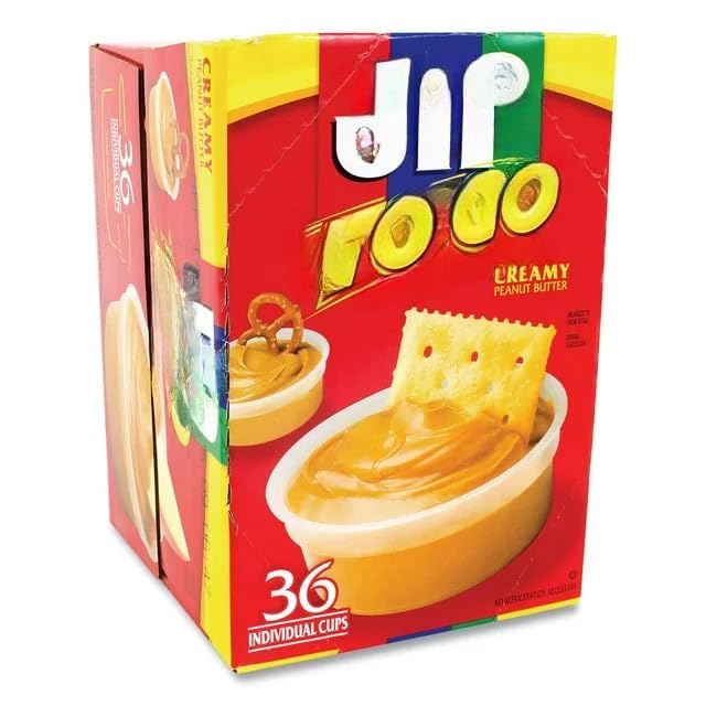 Jiff To Go Peanut Butter Cups, Creamy Peanut Butter Exclusive Packaging, 1.5 oz, 36-count