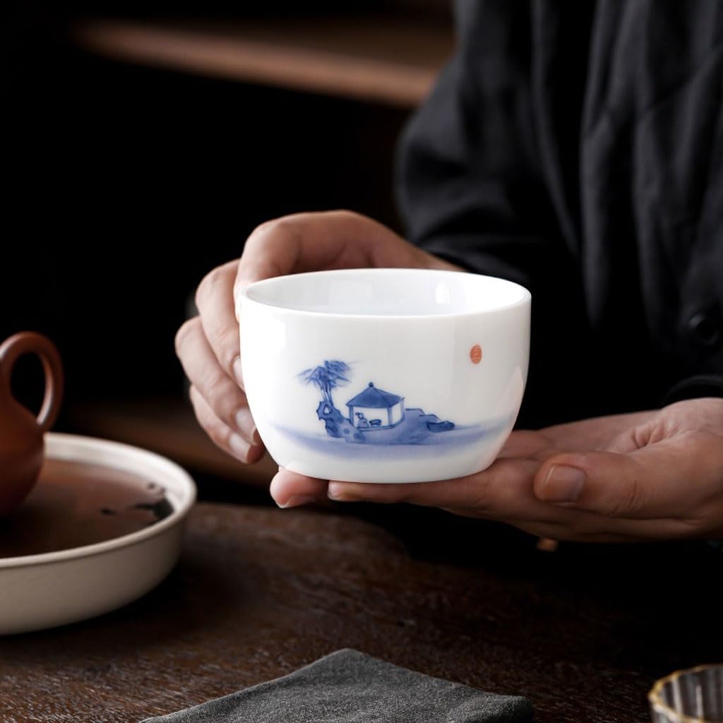 Matcha kubki herbaciarnia ręcznie malowany kubek dla gospodarza osobisty kubek do herbaty chińska ceramiczna popołudniowa herbata impreza biuro filiżanka do herbaty zestaw do herbaty kubek do