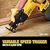 DEWALT 20V MAX Reciprocating Saw, 3,000 Strokes Per Minute, Variable Speed Trigger, Bare Tool Only (DCS380B) #4
