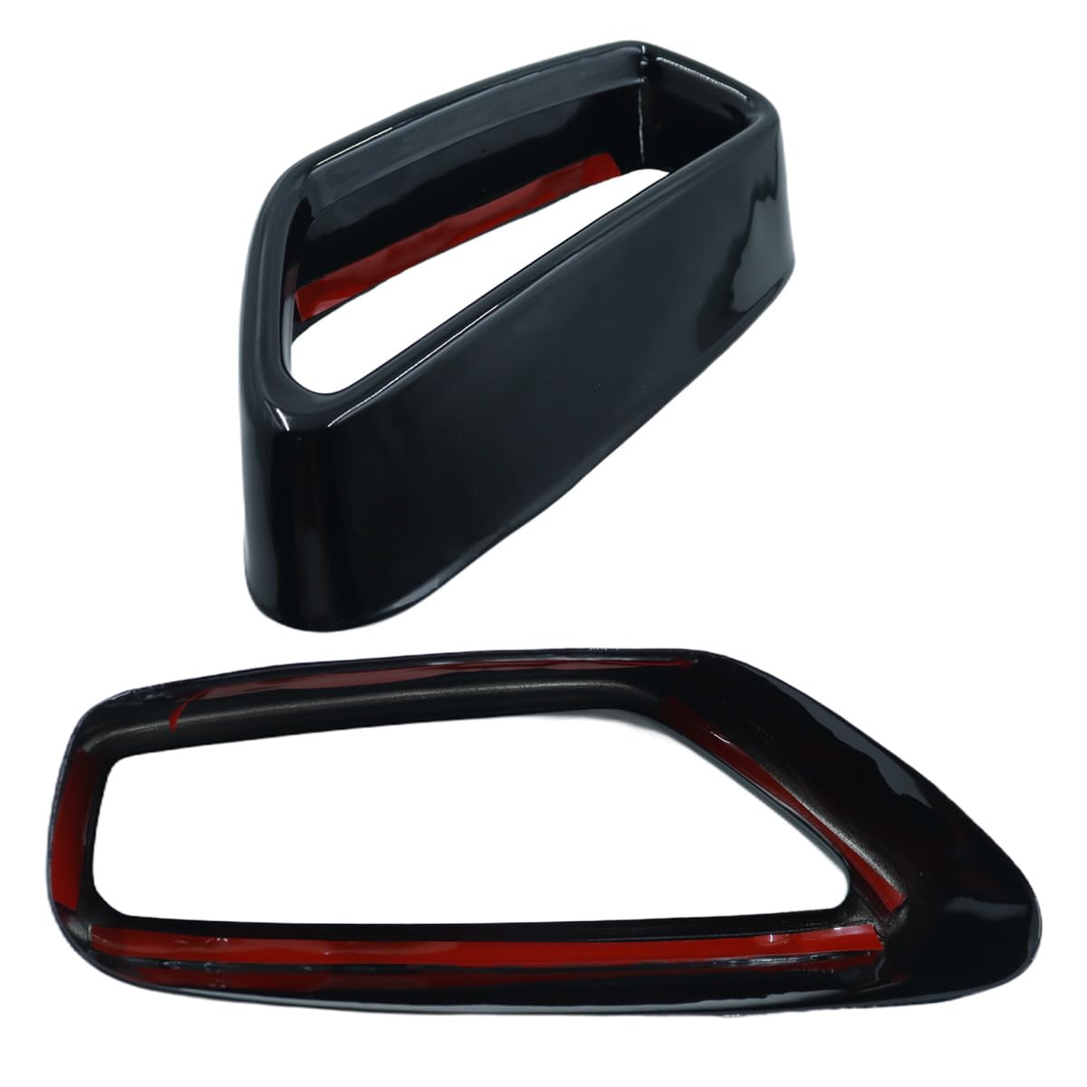 Lot de 2 embouts d'échappement noir brillant pour Série 5 G30 G38 2018-2021, en acier inoxydable, boulonnés
