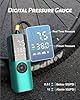 Electric Bike Pump, 150Psi Portable Bicycle Tire Pump with Digital Pressure Gauge for E-Bike, Road and Mountain Mini Bike Pump, Motorcycle Electric Pump with Presta, Schrader, Dunlop Valve Accessories #2