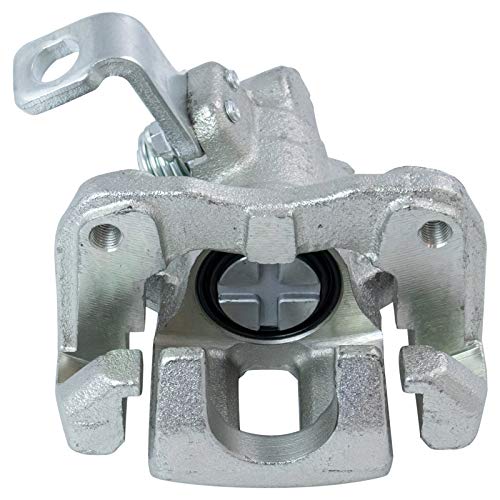 Image of TRQ Rear Driver and Passenger Side Brake Caliper Set Caliper Brackets Hardware Compatible with 2002-2006 Acura RSX 2002-2005 Honda Civic SI 2.0L I4