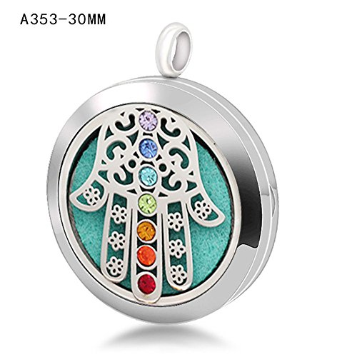 Collar Difusor Aromático Eléctrico LiFashion Acero 316L miniatura 3