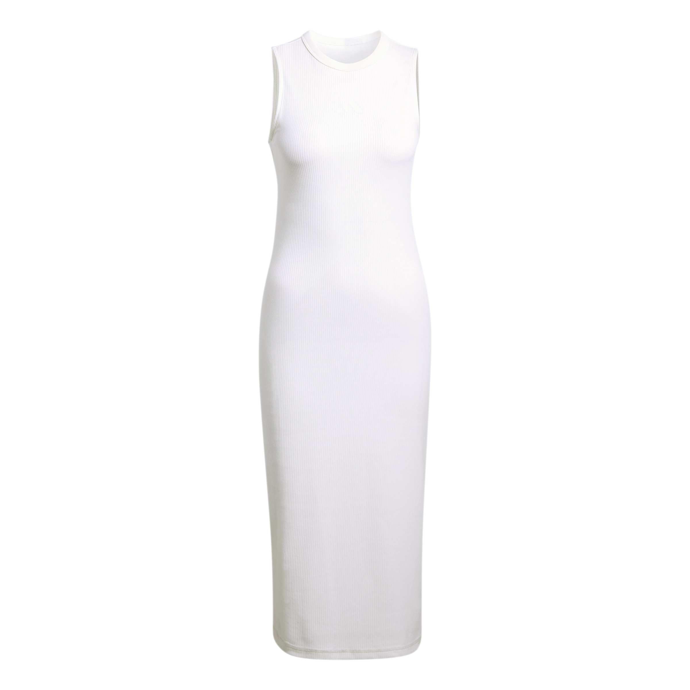 adidas Women's All SZN Rib Dress, Off White, XXL