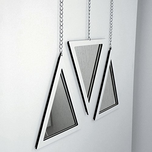 Trio Espelho Triângulo Crie Casa Branco